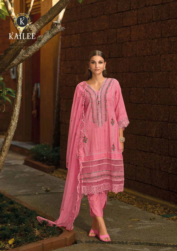 Ishq E Inayat By Kailee Cotton Designer Kurti With Bottom Dupatta Wholesale Market In Surat
